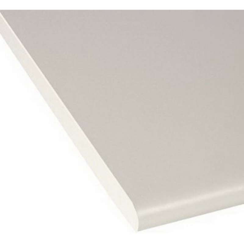 Cornerstone™, Non-ESD Laminate Postformed Worksurface W/180 Degree Front Comfort Edge, 30"D x 60"W, Grey